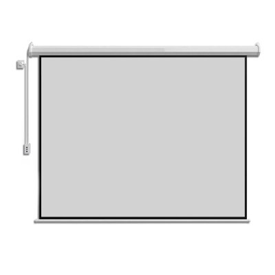 60 Inch Customized Electric Projector Screen with Remote Control Motorized Projection Screen