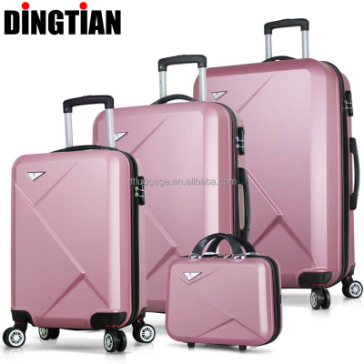New Pattern Fashionable Style Durable Hardside Trolley Luggage Travelling Handbag Suitcase with 4 360 Degree Wheels for Travel