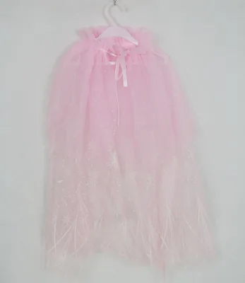 New Style Carnival Kid Girls fairy Cloak Party Wear Tulle Children Cape Princess Cloak Cosplay