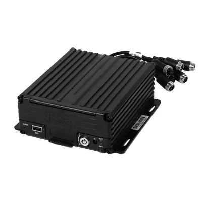 Touch Screen HD Dash Cam with 4 Cameras & Starlight Night Vision Cloud Storage Parking Monitor for Delivery Truck Fleet Tracking