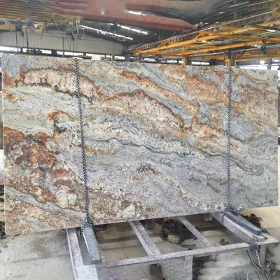 OEM/ODM Natural Polished African Canyon Granite Half Slabs for Countertops and Floor Construction Project