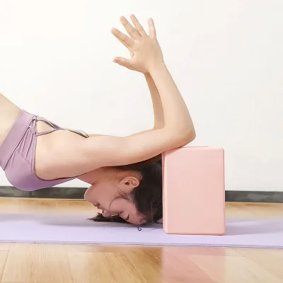 Private Label Eco-friendly OEM ODM Custom Logo Color EVA Foam Pilates Brick Cheap Fitness Personalised Soft Sturdy Yoga Block