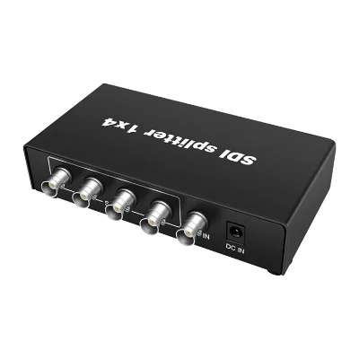 Sdi Splitter 1 in 4 Out 1x4 Splitter 4 Ports 1 in 4 Out Broadcast Level 3g-Sdi HD-Sdi