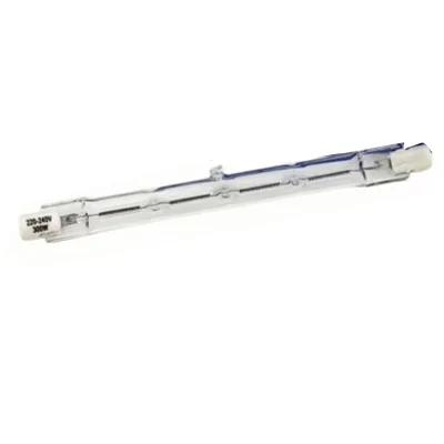 300W 118mm R7S Halogen Glass Body AC220V 2800K Ceramic Socket Halogen Bulb