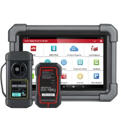 LAUNCH X431 IMMO PLUS Key Programmer with X-prog3 IMMO ECU Diagnostics 3-in-1 Supports ECU Coding, MQB RH850 BM W BDC2 Add Key