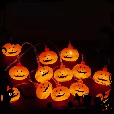 Holiday Christmas Party Garden Decorative Lights LED Halloween Pumpkin Lanterns Christmas String Lights