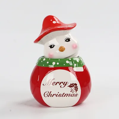 Mushroom Bird Shaped Ceramic Cookie Jar / Candy Canister/ Candle Jar Personalized