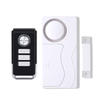 Wireless Door Alarm Durable Battery Wireless Magnetic Door Sensor Security Alarm Emergence Doorbell Function