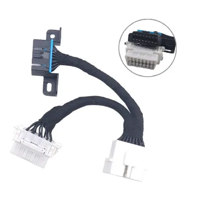 Car OBD2 Electrical Wire One Divided Into Two Extension Cable 0.15M OBD One Drag Two Adapter Cable OBD2 Extension Cable
