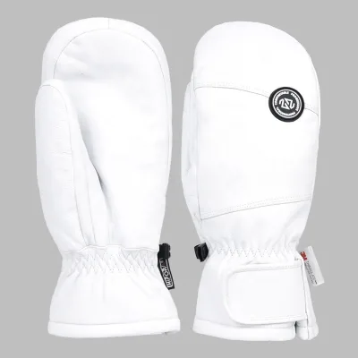 Pakistan Leather Mitten Water Repellent Customized Glove Motorcycling Mitten for Men Women Ski Snowboarding