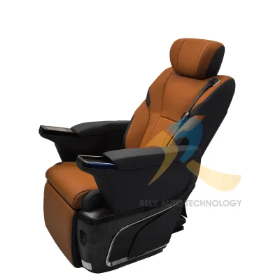 Haobang Factory  Luxury New Design High-end Custom Vip Seat  with Cup Holder Nappa Leather for Bus Van Mpv Ship
