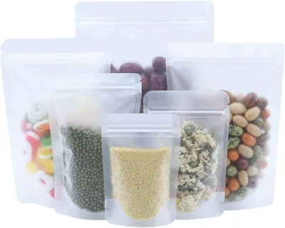 Resealable Food Paper Bags with Zip Closure for Food Storage and Organization