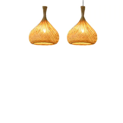 Factory Hot Sale Fashion Country Restaurant Decoration Handmade Natural Bamboo Lampshade