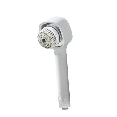 Multi-stage Filter + Cleansing Brush Skin Care Electric Shower Head Filter for Soft & Smooth Skin