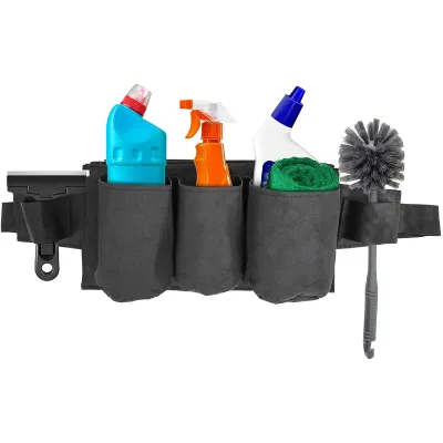 Custom Tear-resistant 600D Waist Tool Bottle Holster Cleaning Belt Bag