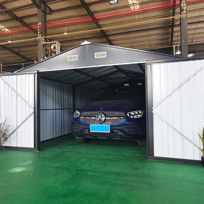 Manufacturer Direct High Quality Durability Metal Car Garage for RV and Vehicle Protection---Wholesale Price