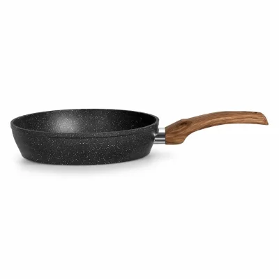 Granite Coating Aluminum Frying Pan with Stainless Steel Handle ,Easy to Clean