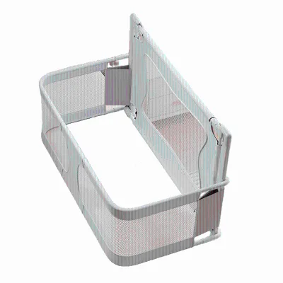 Metal Frame 3-in-1 Bed, Baby Crib, Safety Guardrail Fence, Bedside Folding Bed, Newborn Baby Guardrail