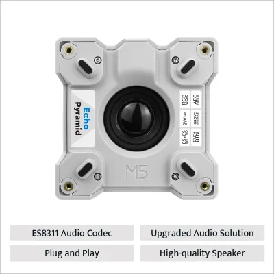 Chipboard M5stack Official Smart Speaker Without M5atom Base Designed for Smart Voice Interaction Applications Stm32g03of6p6