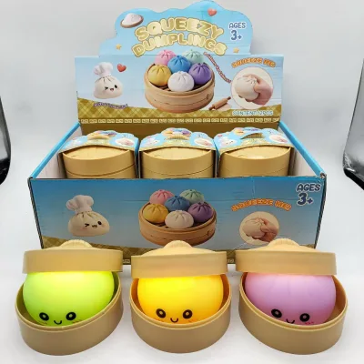 Wholesale Dumpling Squishy Toys Blind Box Fidget Toys in Stock Squeeze Dumpling Squeeze Toys