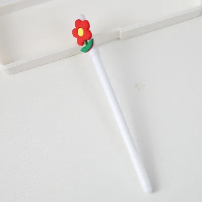 Hot Sale Plastic Pen Silicone Grip Cute Cartoon Gel Pens for Children's Learning Activities