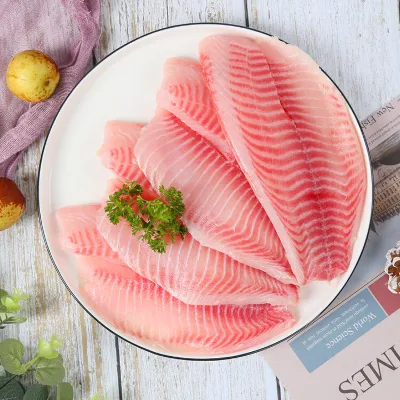 Competitive Frozen Tilapia Fillet Skinless Black Tilapia Chinese Exporter Importer Frozen Seafood Sea Frozen Fish