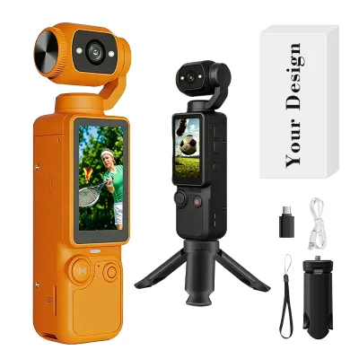 Whatnot Long Working Enhanced Rotating 180° Lens Camera ABS User Friendly Pocket Action Camera Anti Shake POV Camera for Daily