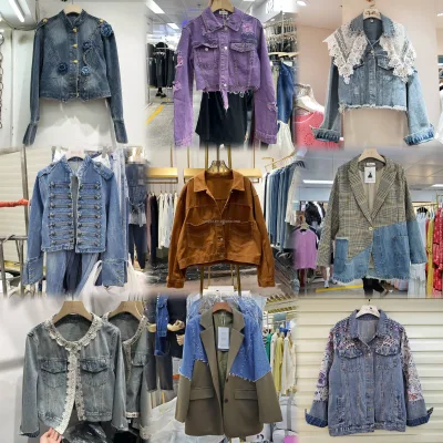 New Double-breasted Loose Loose Washed Denim Jacket, Women's Hooded Denim Jacket, Ladies' Coats and Jackets
