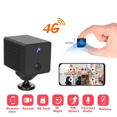 SNO 4G Battery Mini 4G IP Camera 2600mAh Battery Camera Wifi mini Camera IR Night Surveillance
