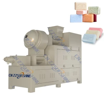 Best Quality Stainless Steel 304 Material Best Quality Double Layer Simplex Vacuum Soap Plodder for Making Laundry Soap
