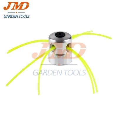 Universal Aluminum Pillar Line Grass Brush Grass Trimmer Head With 4 Cutting Wires Head Mower Garden Heads Replacement