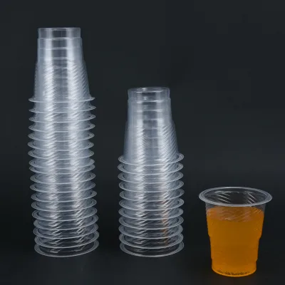 Custom Mini 4oz Clear Durable Plastic Drinking Cup Disposable Coffee Juice Water Cup for Party
