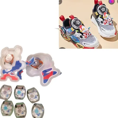 Tricolor Variable Green Blue and Red LED Shoe Light Kid Shoe Fashion Light