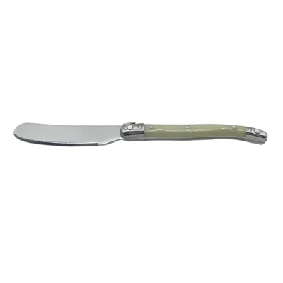 Stainless Steel Butter Knife, Cheese Spreader with Plastic Handle