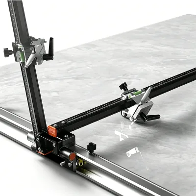 Industrial MUFASHA TT003 T-Shape Tile Cutter 2000mm Guide Rail Manual Cutting Tool 3-12mm Thickness 1800mm Max Diameter for