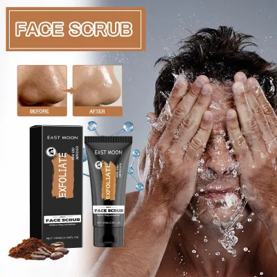 100g Daily Care Exfoliating Scrub Face Clean Pore Rough Skin Men Facial Scrub