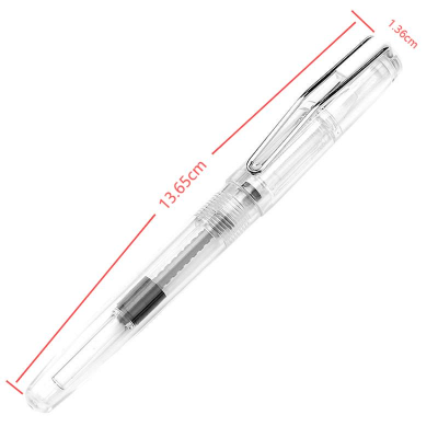 Hot Selling Elegant Calligraphy Brush Pen Promotional Plastic Fountain Pen with Custom Logo for Writing and Student Use