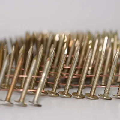 1-1/2 Inch 15 Degree Smooth Shank Coil Nails | Galvanized Building Fasteners for Wood Pallet & Construction Canada