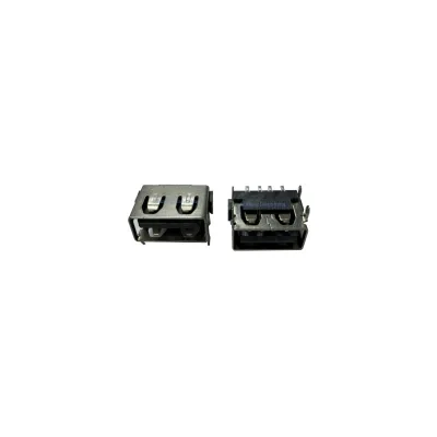 USB-A Type Female Socket(Female Short Body 6.8mm/4 Pin Plug-in Board/borderless Black Glue) Electronic Component Chuangliansheng