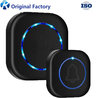 Wireless Door Bell Kits 4 Volumes US EU UK 220v 240V Plug 38 Musics 900ft Smart Doorbell for Home Villa Department Hotel Office