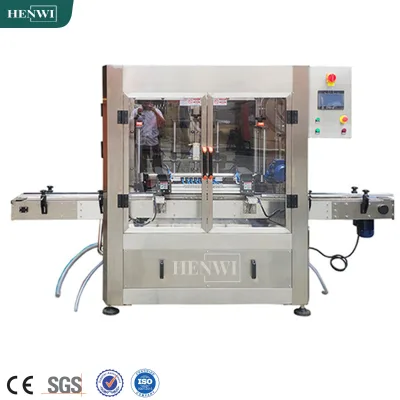 Henwi Full Automatic Linear Model Plastic Bottle Air Cleaning Machine Glass Jar Water Rinser Air Machine Tin Can Dust Remover