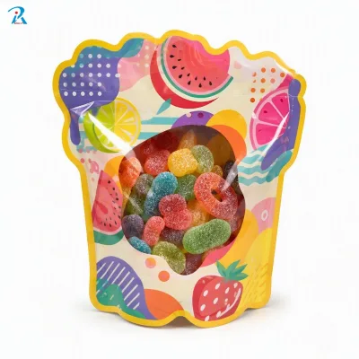 Custom Printed Die-Cut Irregular Special-Shape Polyester Film Food Bag, OEM & ODM Wholesale for Candy & Snacks Packaging