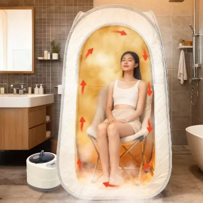 Small Home Sauna Steam Machine Beauty Home Sauna Sauna Box for Relaxation, Detoxification,