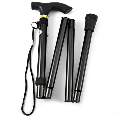 High Quality Convenient Folding Cane Portable Walking Stick for the Elderly and Disabled