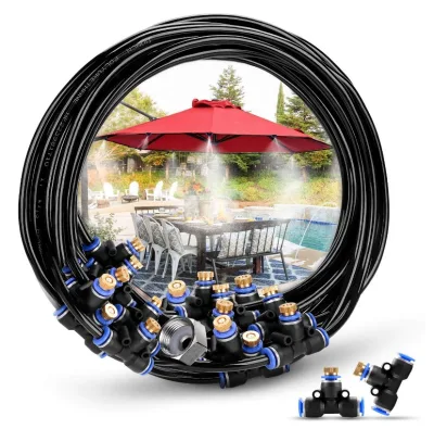 Patio Misting Kits,Outdoor Garden & Greenhouse Misting Cooling System for Agriculture Irrigation System