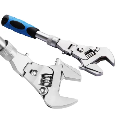 Outdoor Camping Multi-functional Aluminum Wrench Pliers Versatile Adjustable Wrench Folding Knife Saw DIY EDC OEM Wrench Set
