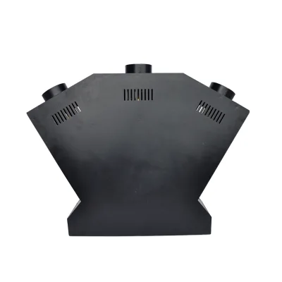 300W 3-Head Real Fire Machine Iron Projector Stage Effect for Wedding Show DMX Control Atmosphere Enhancer