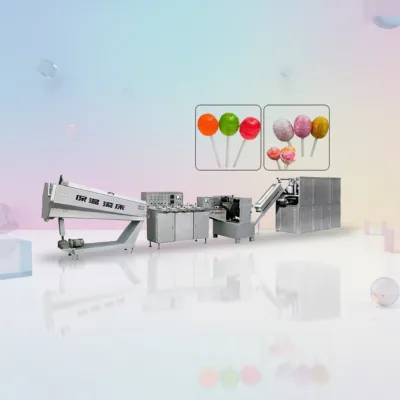 Haitel HTL-T400 Roller Bed Stretching, Forming, Cooling and Packaging Ball Lollipop Production Line