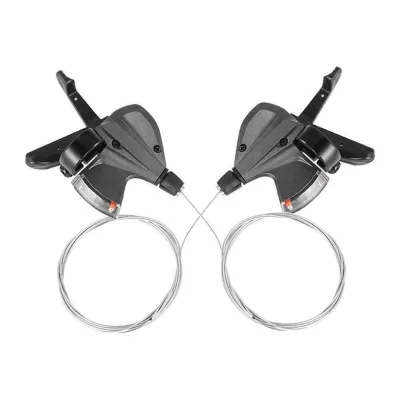 M370 Front Derailleur Bike Shifting Lever Set Left and Right 3x9 27 Speed Folding MTB Shift Accessories SL-M370