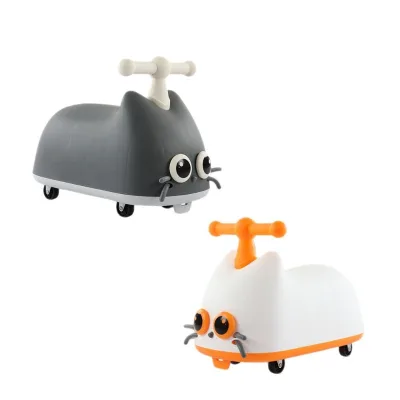 Simple Operation Anti-Rollover Silky Body Round Anti-Rollover Wheel Children's Torsion Balancing Car with Four Wheels